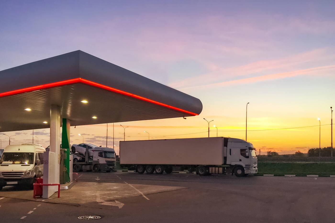 truck-at-the-parking-lot-of-fueling-station-2021-09-02-12-18-01-utc - Fuel Logic fuel safety Truck at the parking lot of fueling station