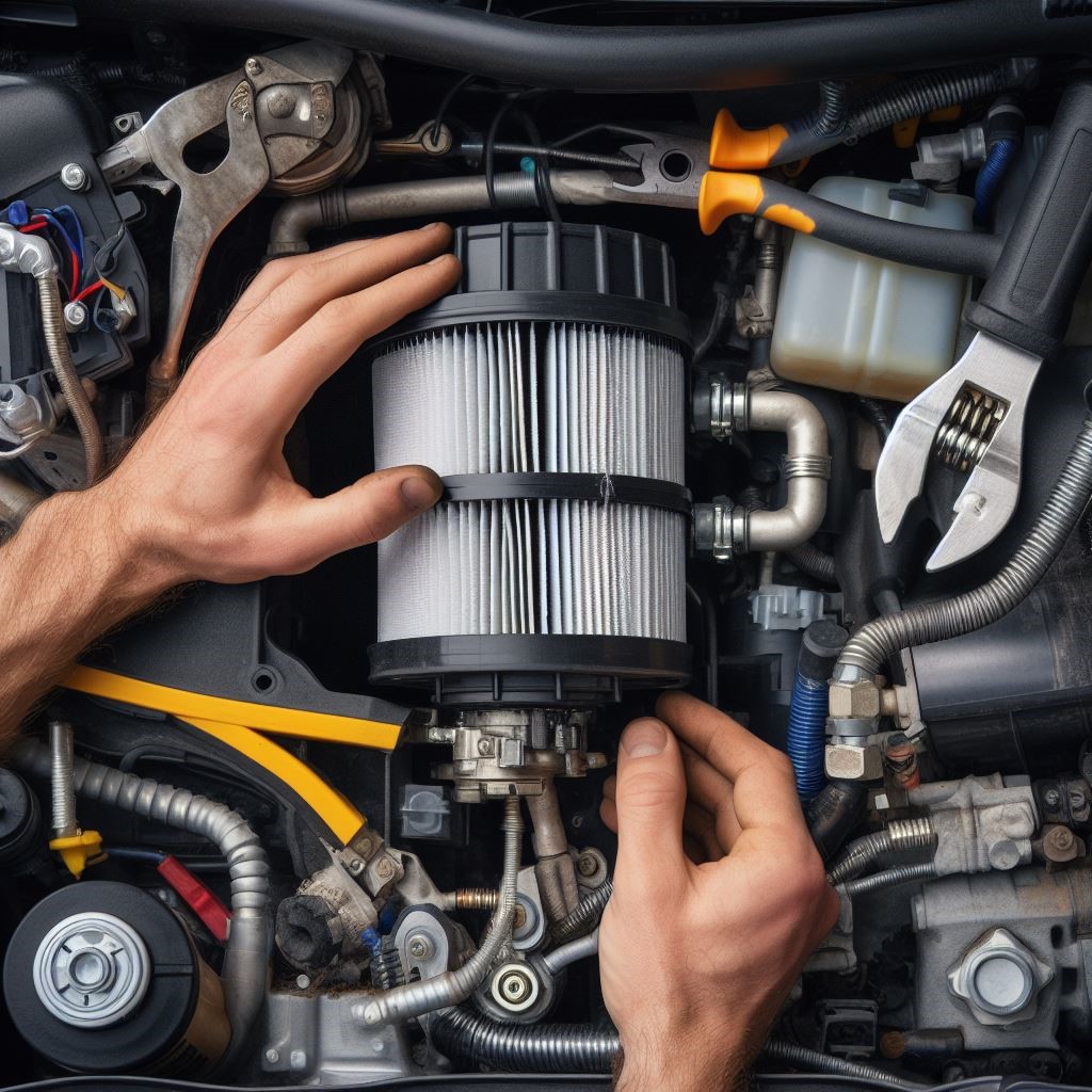 how to clean fuel filter