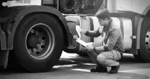 FL-Blog-FeatureImage-How Regular Semi-Truck Inspections Cut Costs by 202xbw - Fuel Logic Semi-Truck