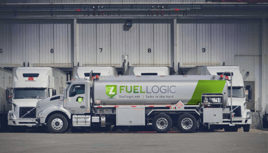 Fuel Logic truck specializing in fuel management and delivery services