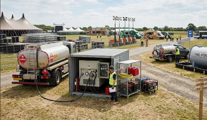 festival fuel logistics