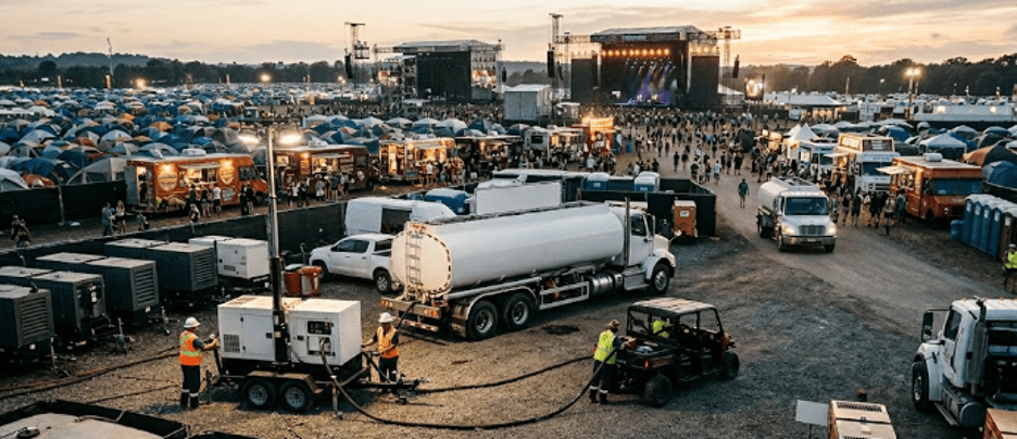 generator fuel for multi-day Events